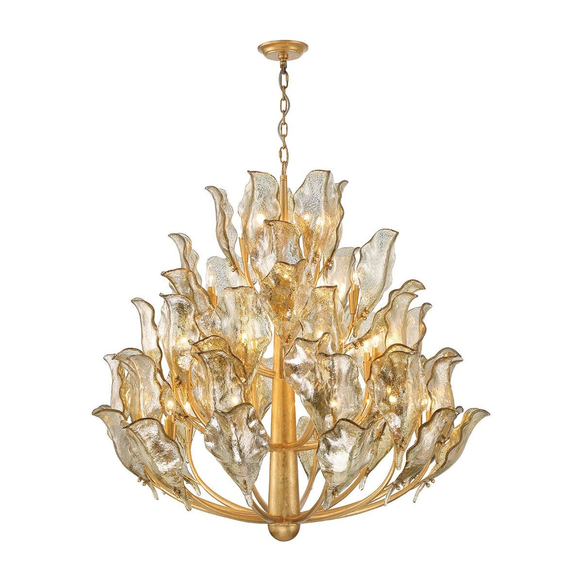 Lib & Co. Canada - 12050-028 - 32 Light Chandelier - Brindisi - Gold Leaf