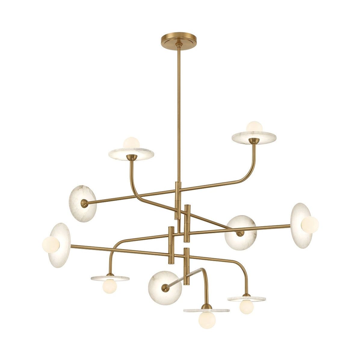 Lib & Co. Canada - 12053-037 - LED Chandelier - Teramo - Brushed Brass