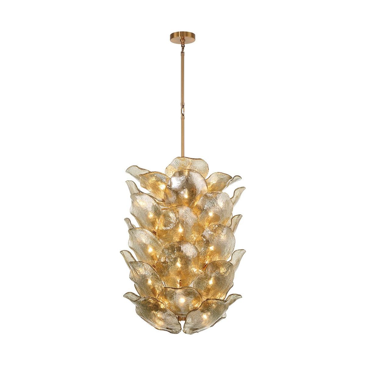 Lib & Co. Canada - 12057-037 - 40 Light Chandelier - Corato - Brushed Brass