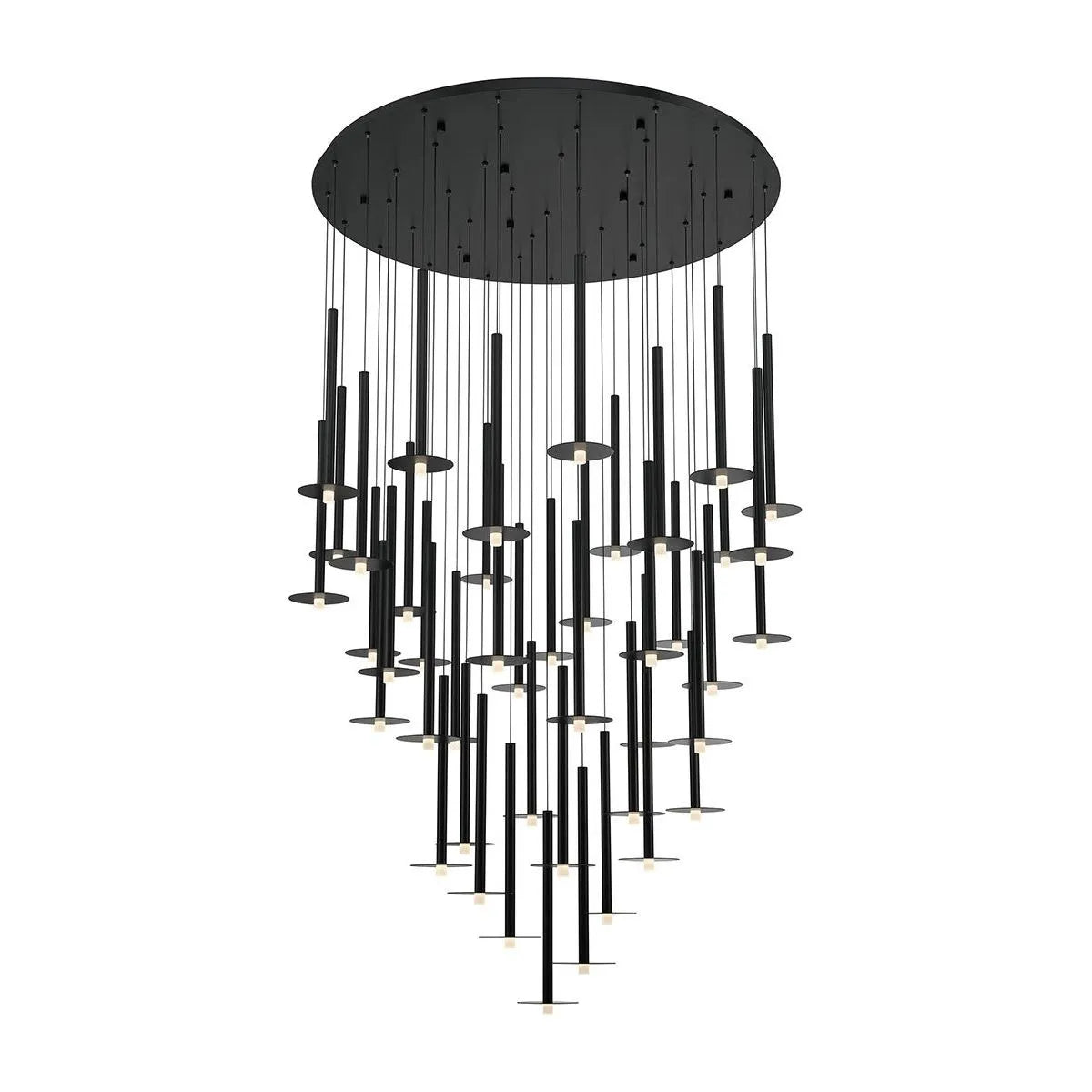 Lib & Co. Canada - 12106-02 - LED Chandelier - Piatto - Matte Black