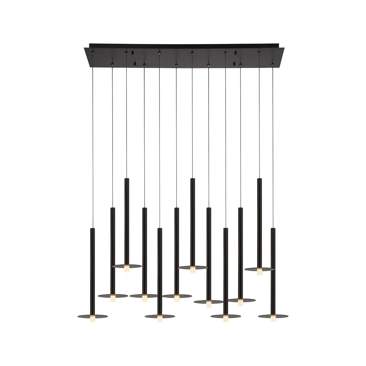 Lib & Co. Canada - 12107-02 - LED Chandelier - Piatto - Matte Black