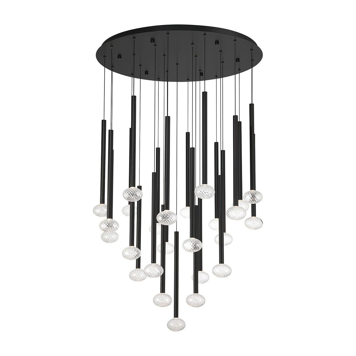 Lib & Co. Canada - 12111-02 - LED Chandelier - Soffio - Matte Black