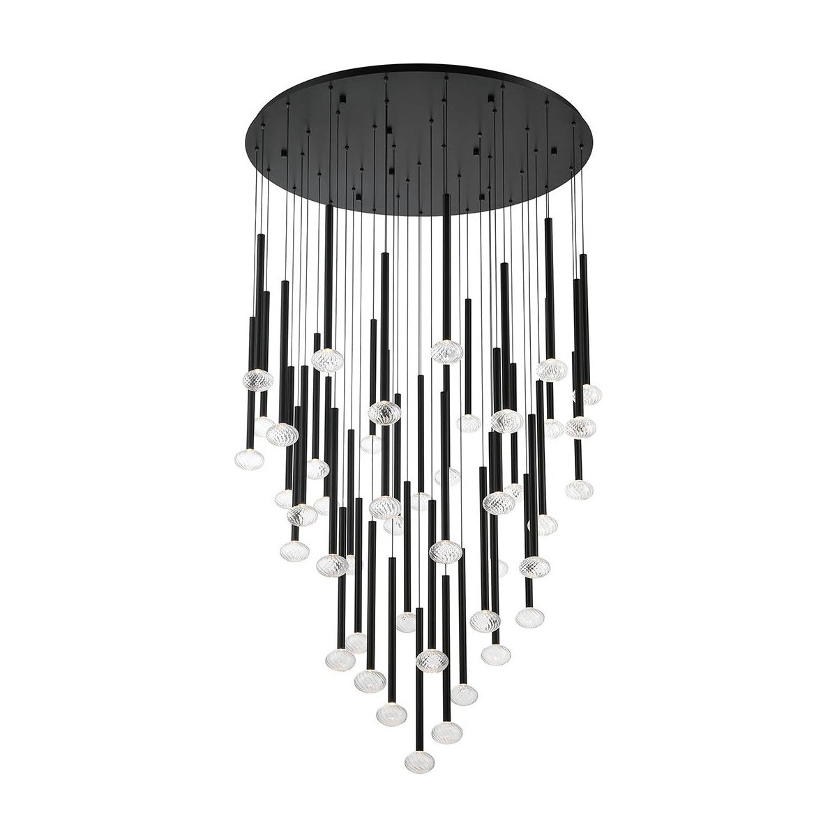 Lib & Co. Canada - 12112-02 - LED Chandelier - Soffio - Matte Black