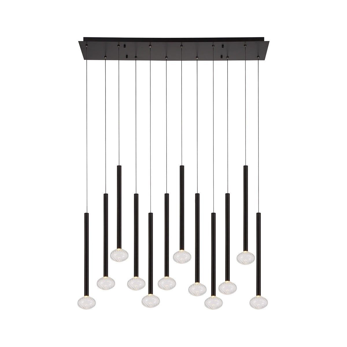 Lib & Co. Canada - 12113-02 - LED Chandelier - Soffio - Matte Black