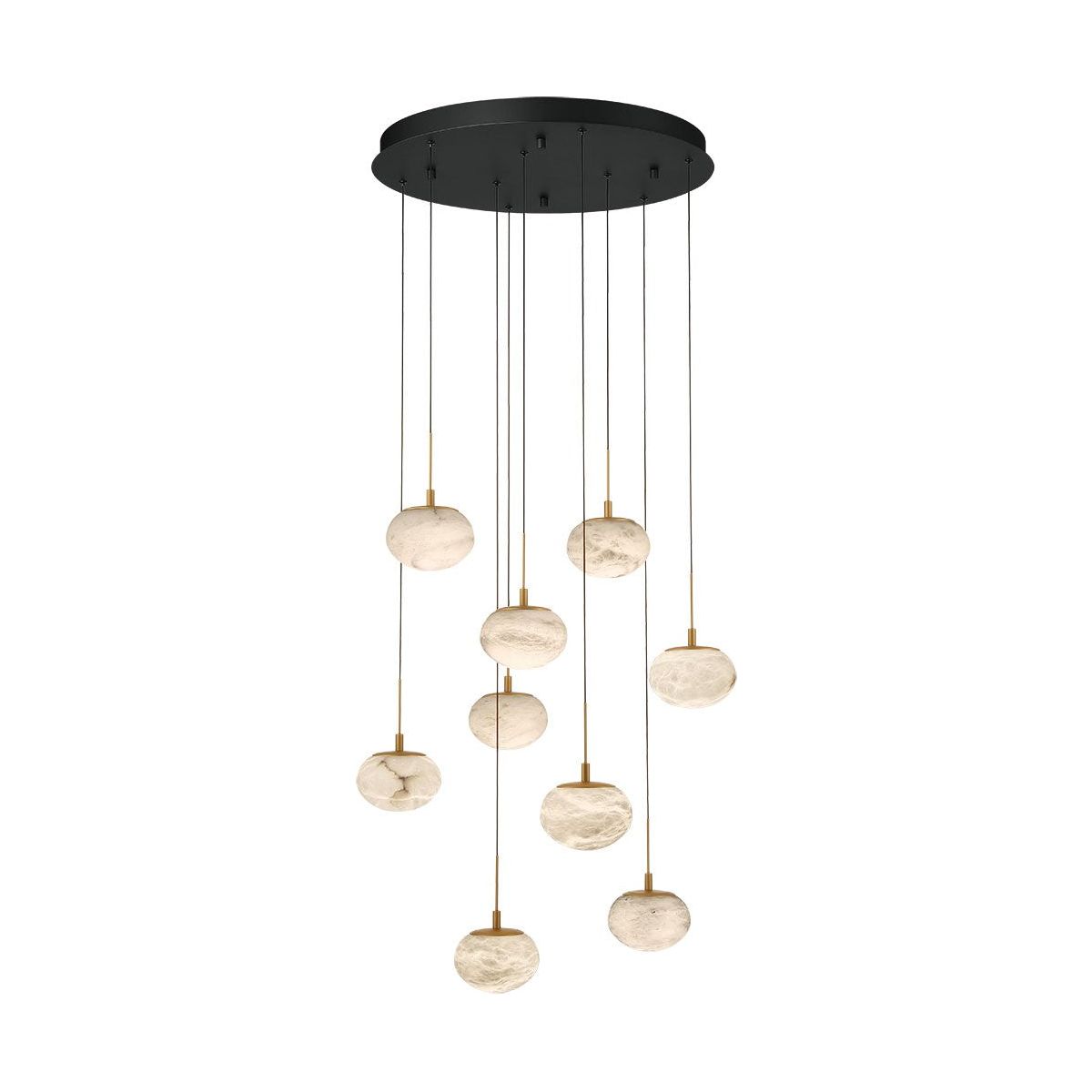 Lib & Co. Canada - 12121-02 - LED Chandelier - Calcolo - Matte black