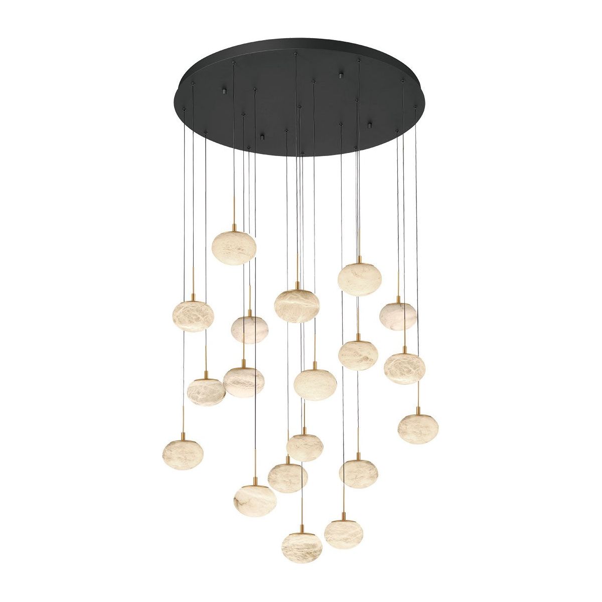 Lib & Co. Canada - 12122-02 - LED Chandelier - Calcolo - Matte black