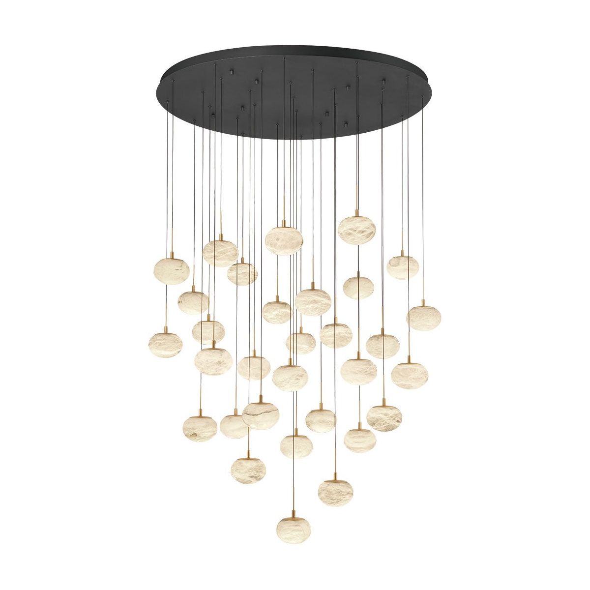 Lib & Co. Canada - 12123-02 - LED Chandelier - Calcolo - Matte black