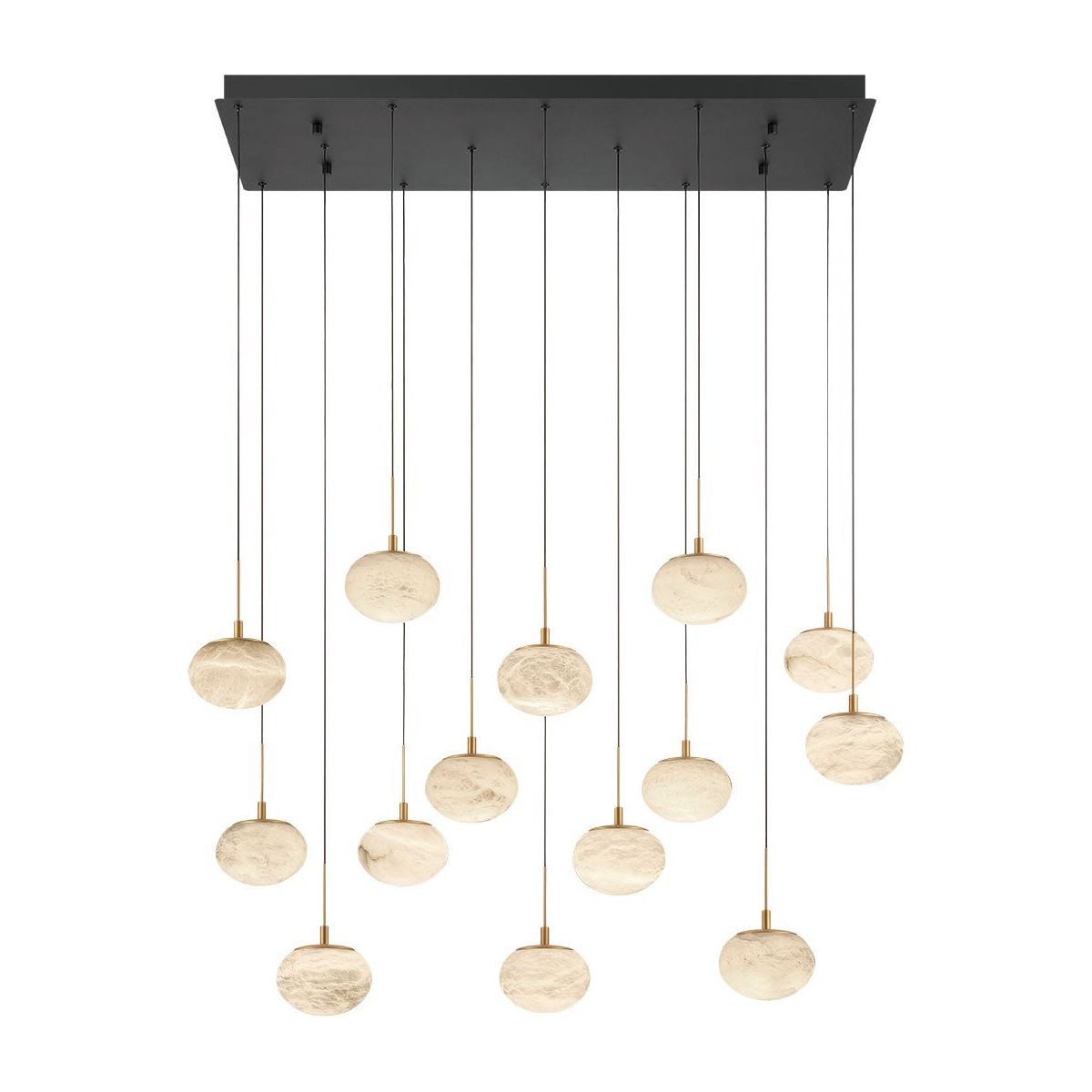 Lib & Co. Canada - 12126-02 - LED Chandelier - Calcolo - Matte black