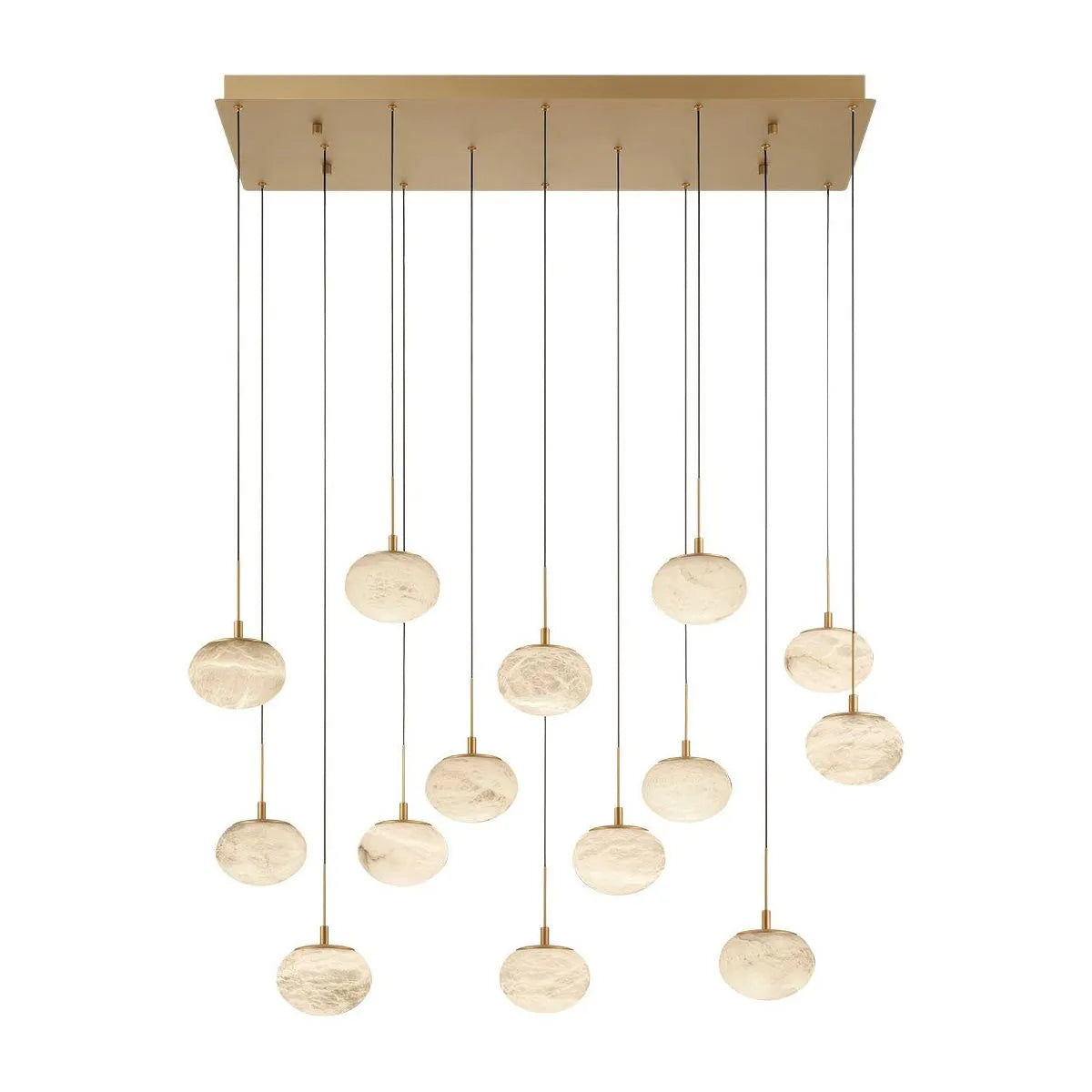 Lib & Co. Canada - 12126-030 - LED Chandelier - Calcolo - Painted Antique Brass