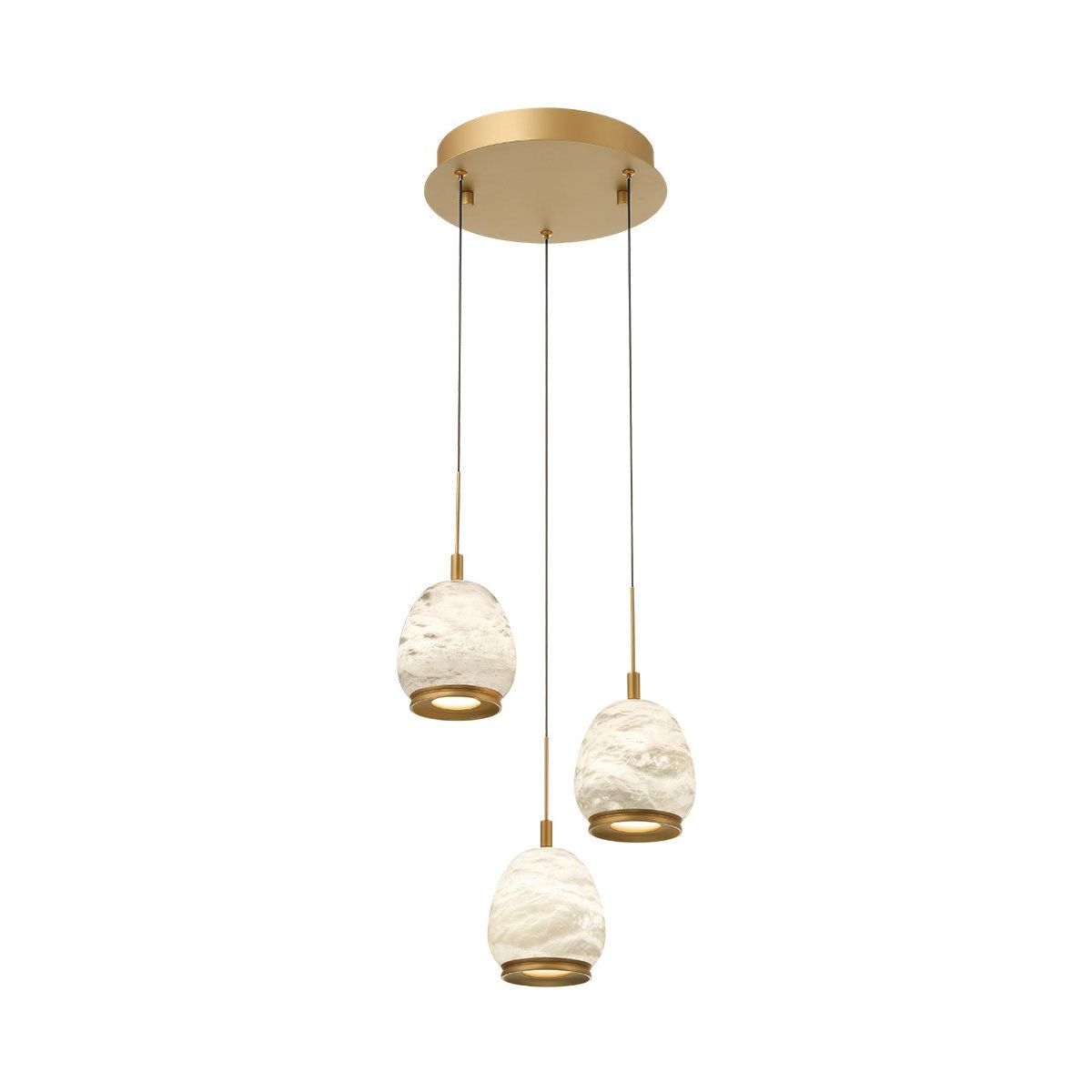 Lib & Co. Canada - 12136-030 - LED Pendant - Lucidata - Painted Antique Brass