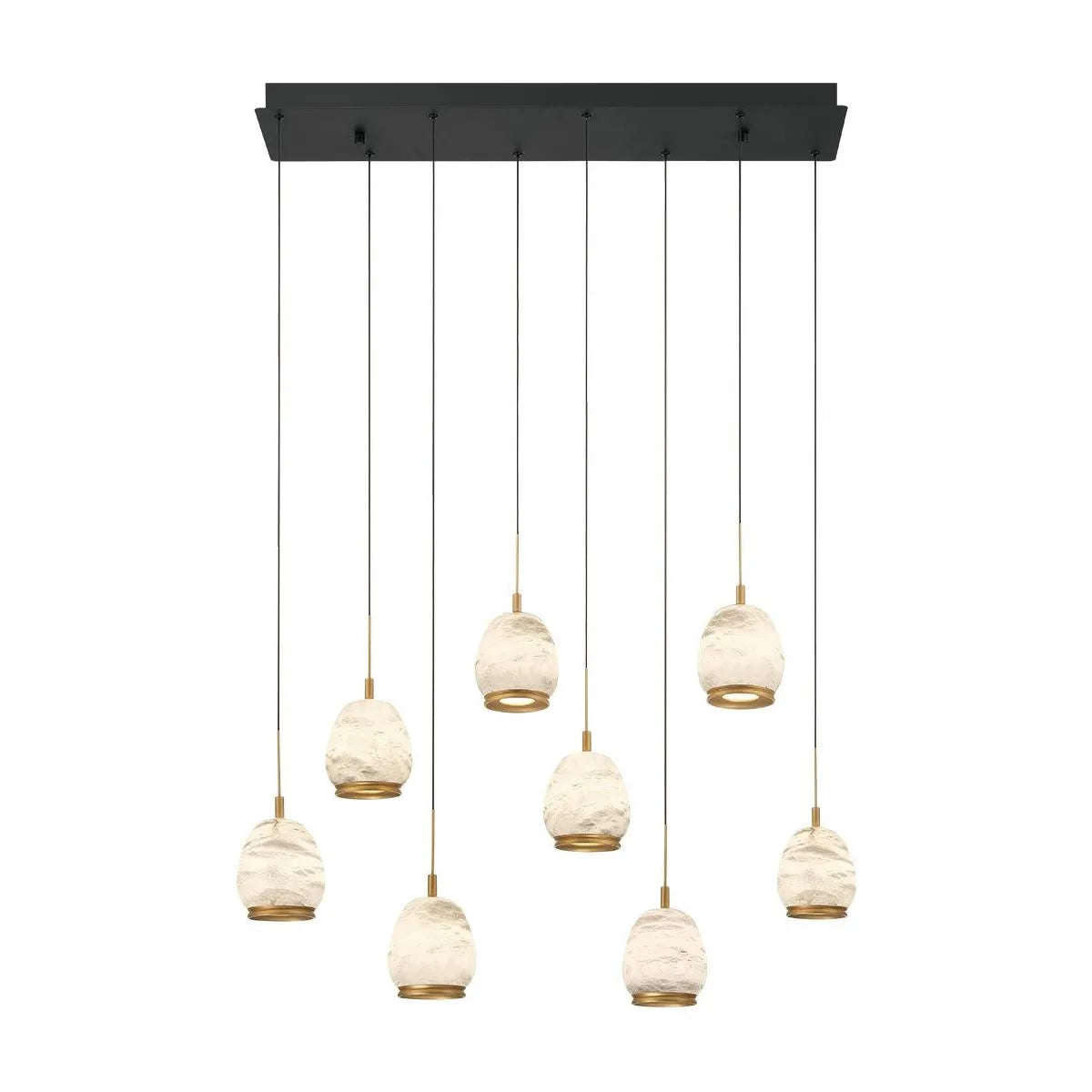 Lib & Co. Canada - 12140-02 - LED Chandelier - Lucidata - Matte Black