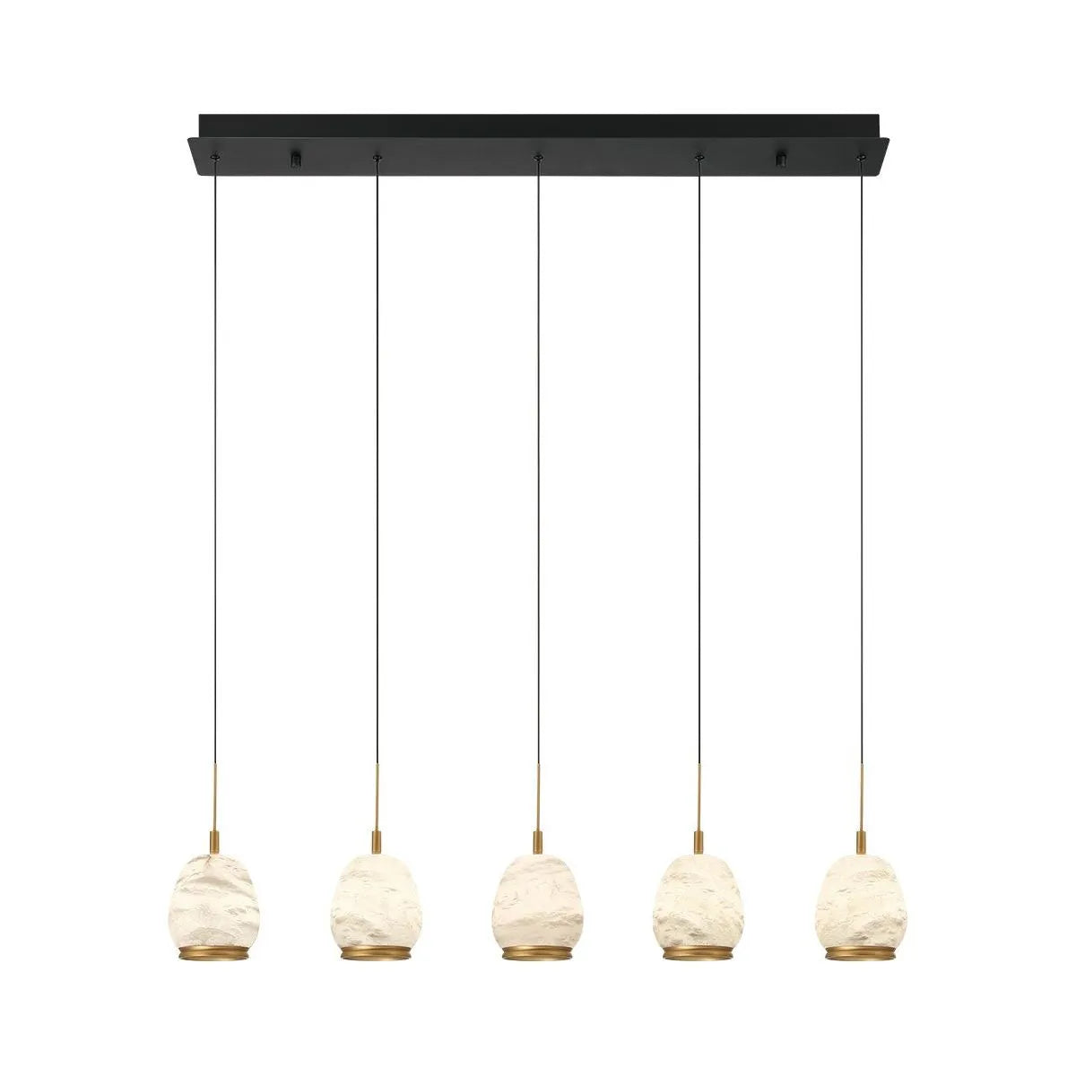 Lib & Co. Canada - 12141-02 - LED Chandelier - Lucidata - Matte Black