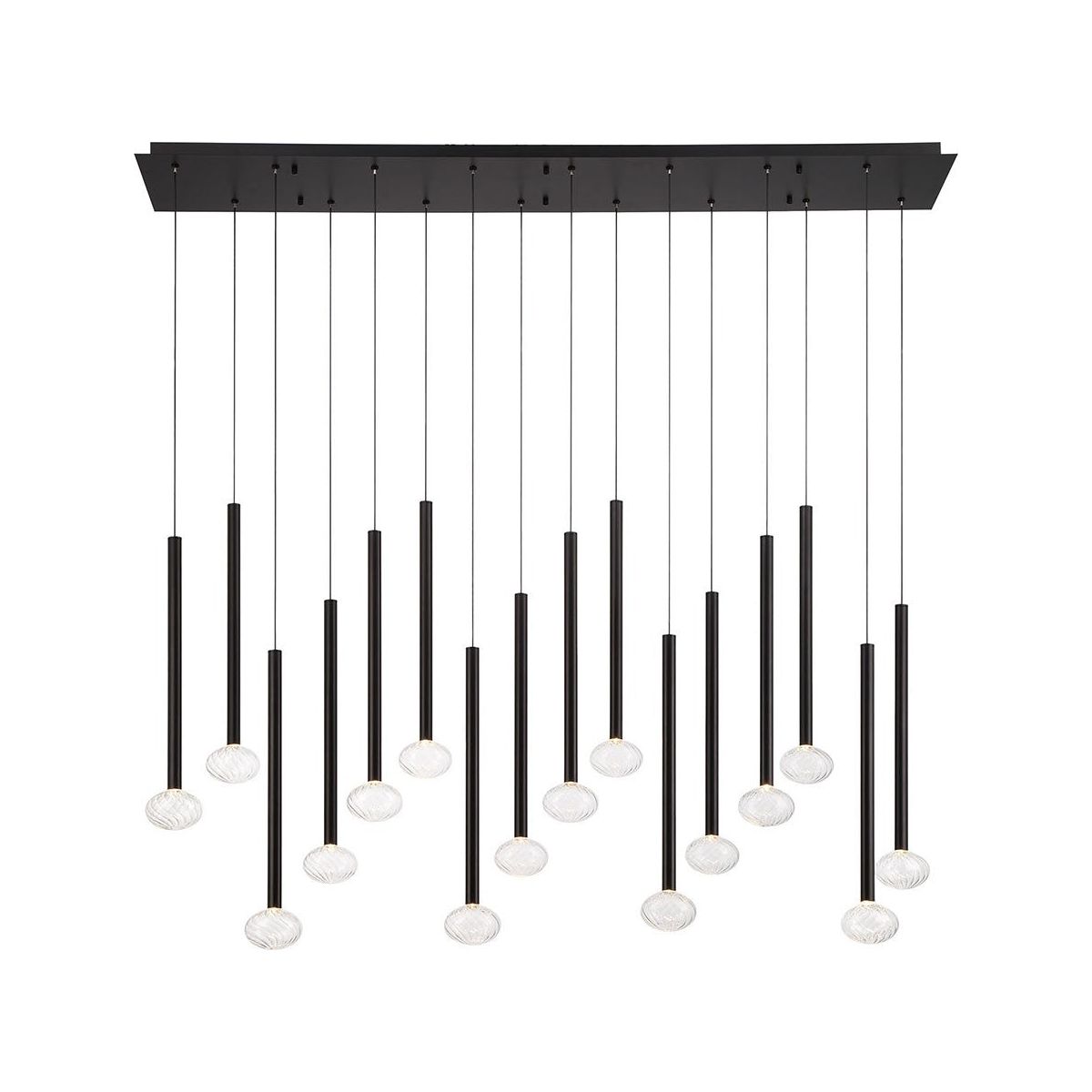 Lib & Co. Canada - 12146-02 - LED Chandelier - Soffio - Matte Black