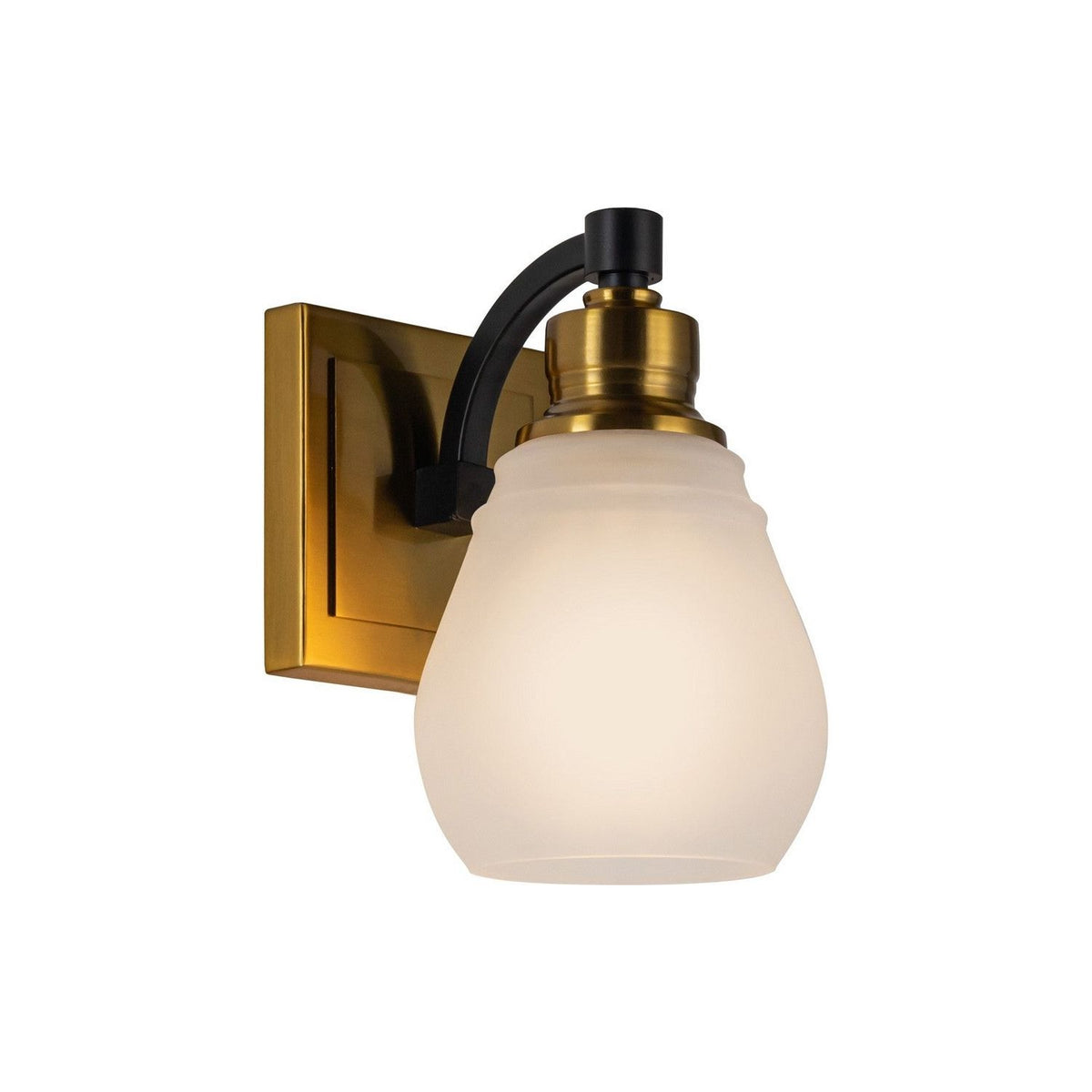 Artcraft Canada - AC11681BB - One Light Bathroom Sconce - Nelson - Brass & Black