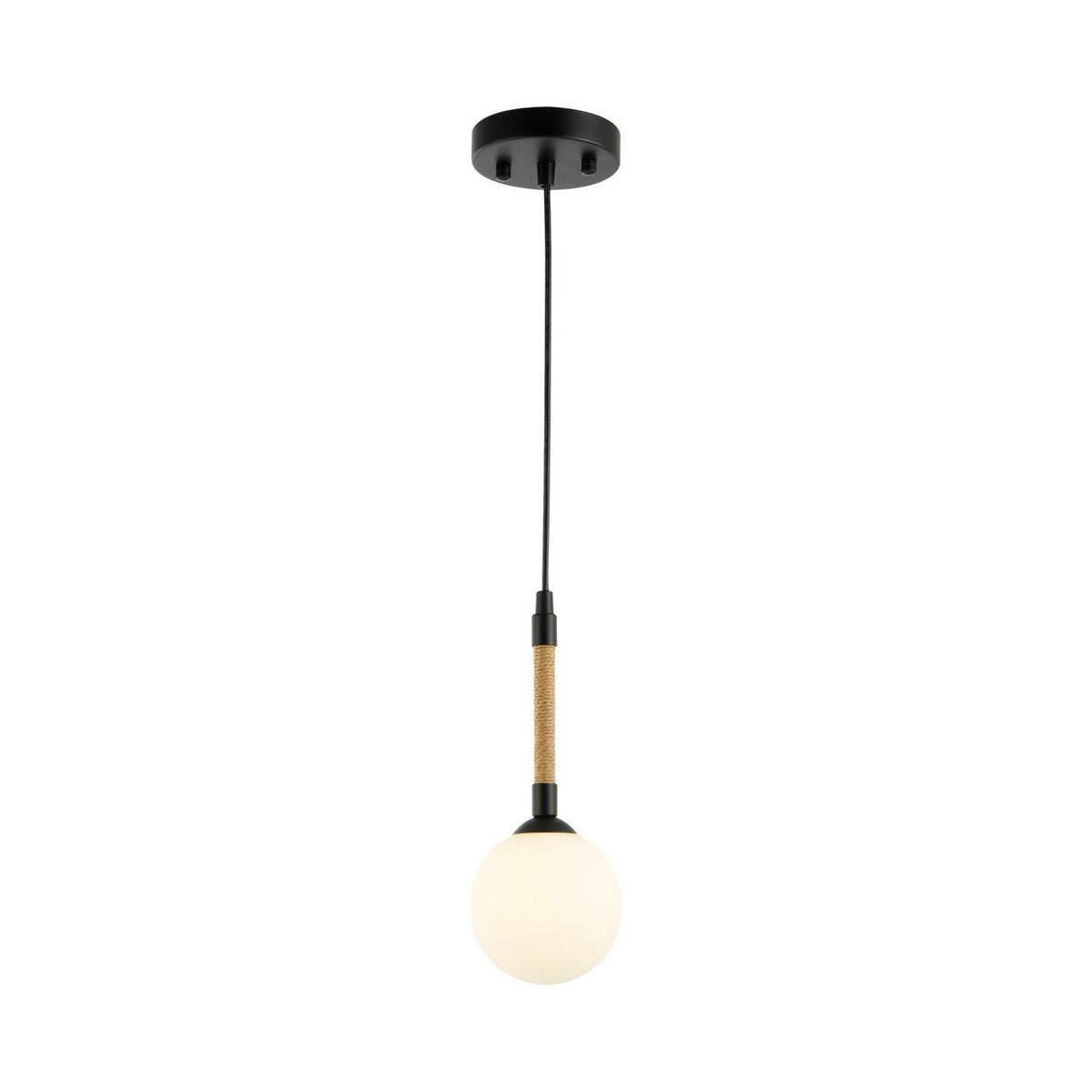 Artcraft Canada - AC11841BK - One Light Pendant - Capilano - Black