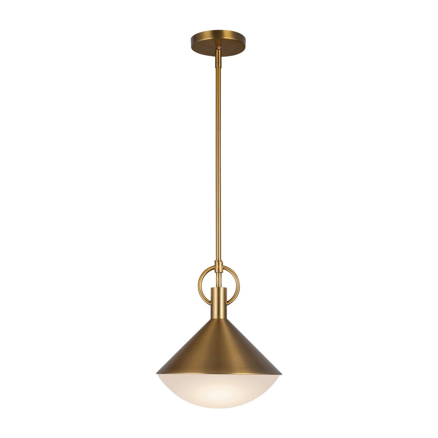 Artcraft Canada - AC11861BR - One Light Pendant - Abruzzo - Brass