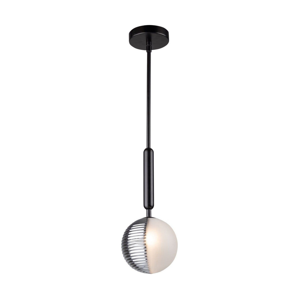 Artcraft Canada - AC11880BK - One Light Pendant - Bolla - Black