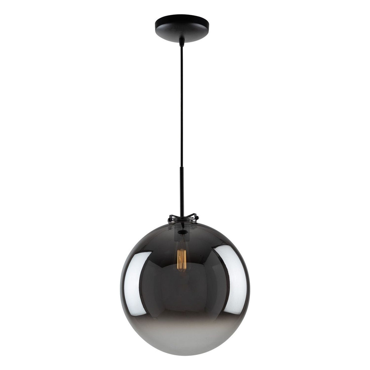 Artcraft Canada - AC11901BK - One Light Pendant - Orsa - Mirror Glass