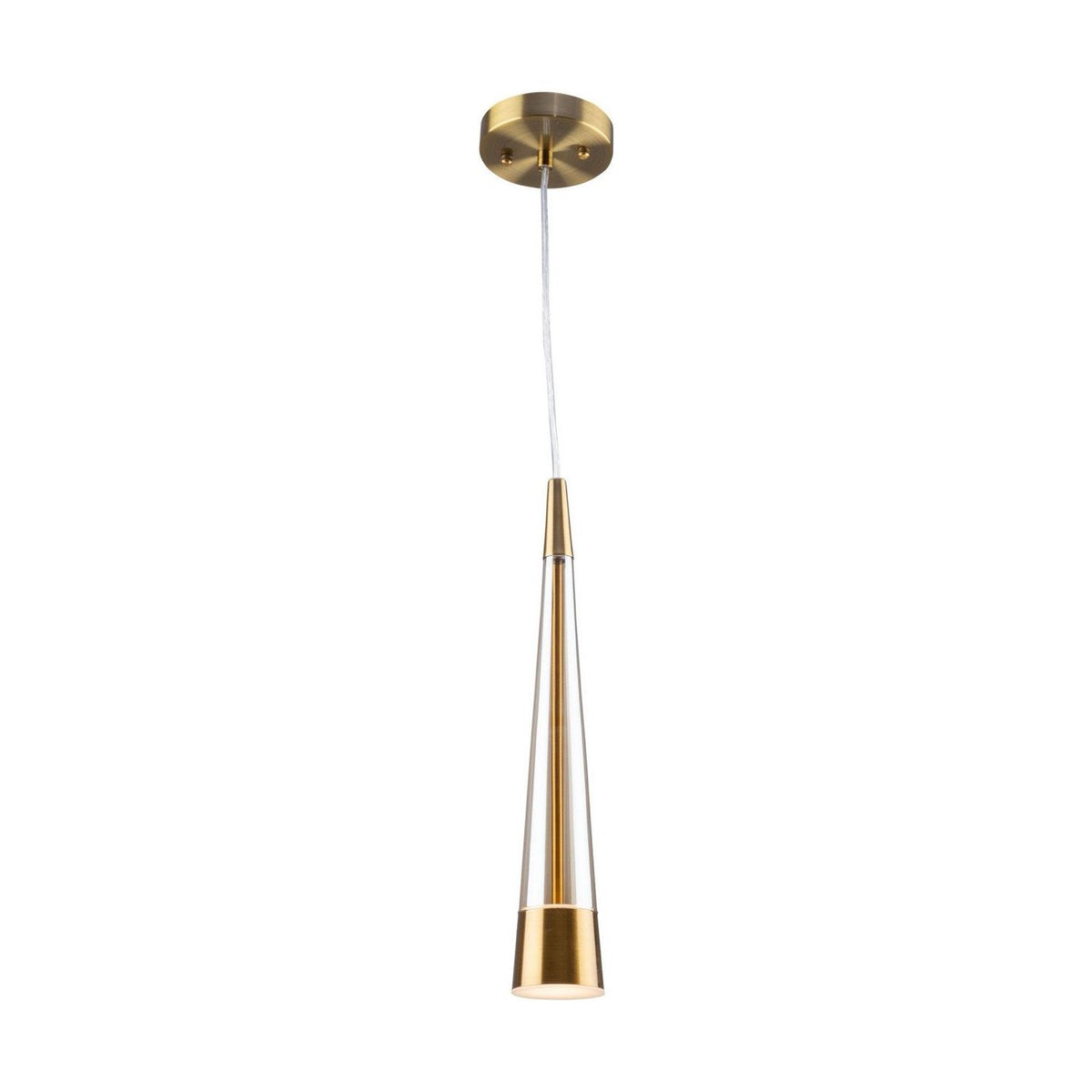 Artcraft Canada - AC6821BR - LED Pendant - Sunnyvale - Brass