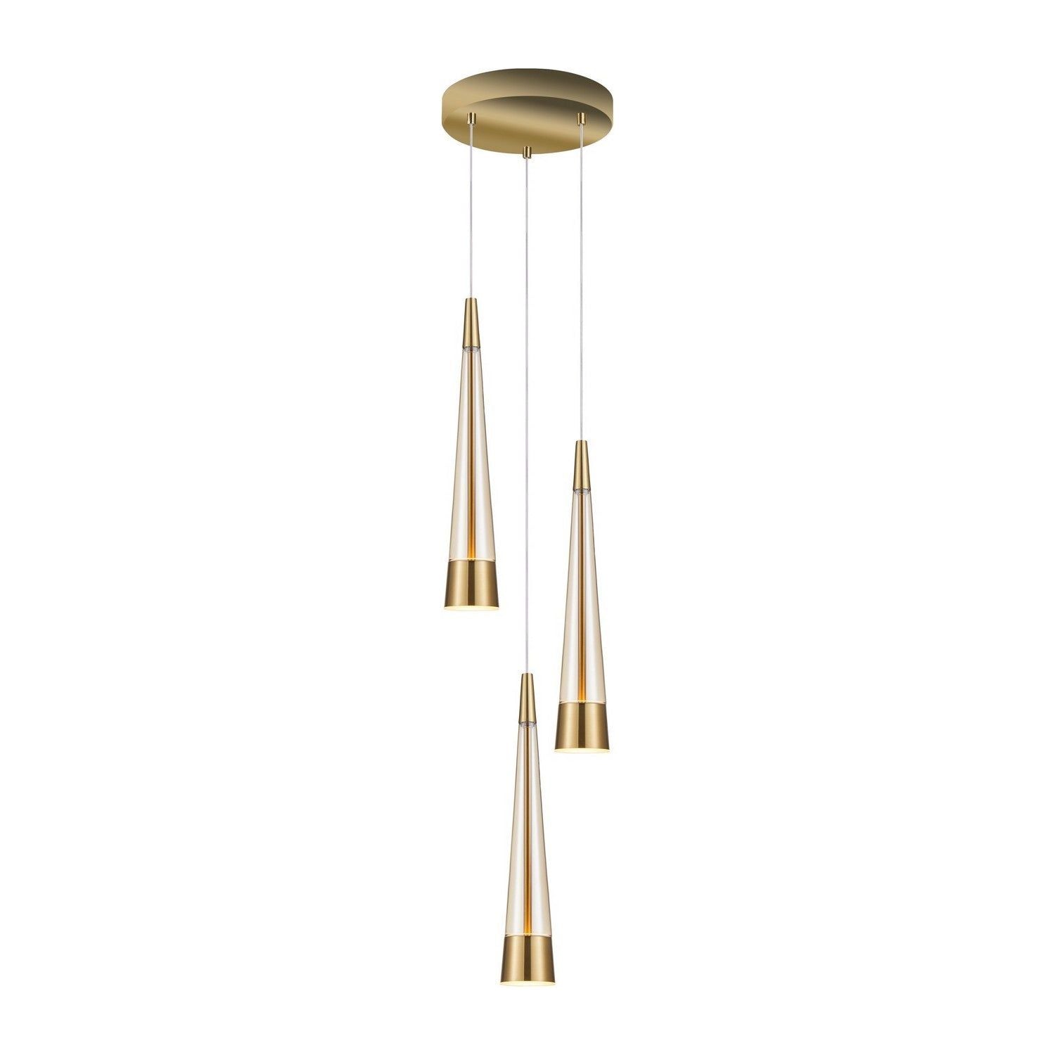 Artcraft Canada - AC6823BR - LED Chandelier - Sunnyvale - Brass