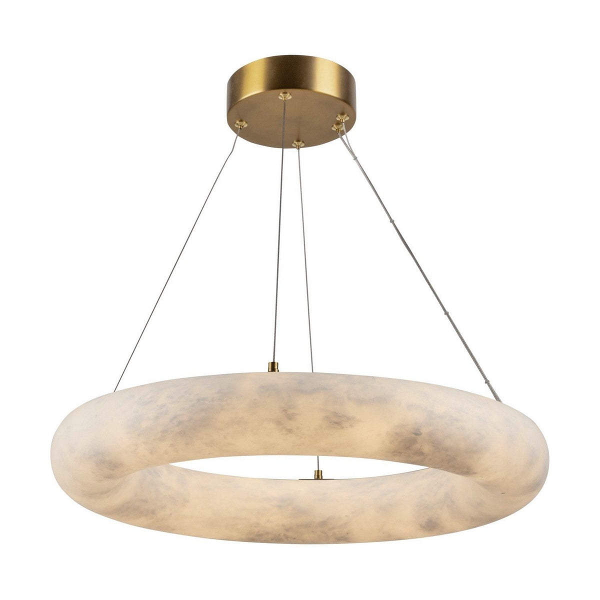 Artcraft Canada - AC7468BR - LED Chandelier - Camila - Brushed Brass