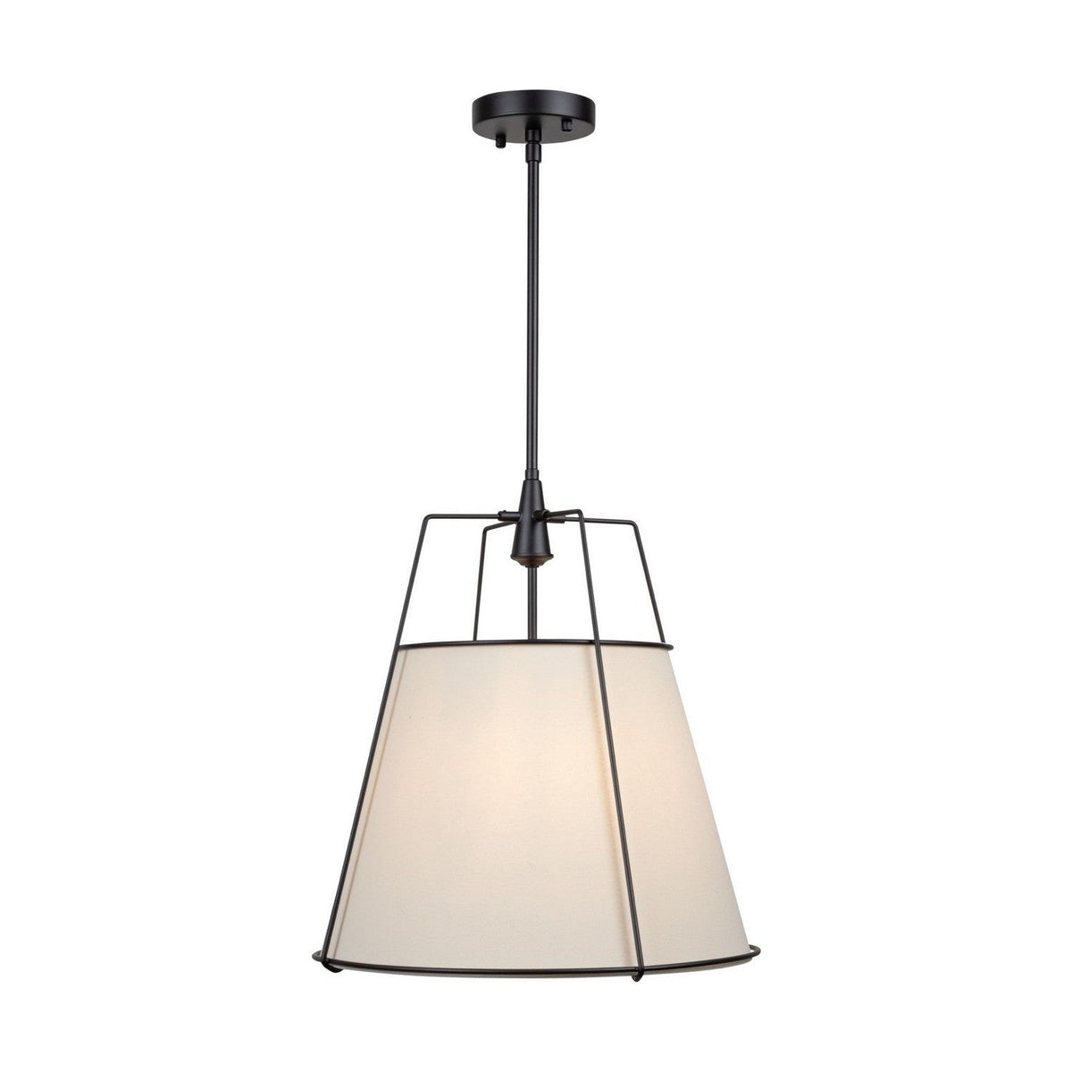 Artcraft Canada - SC13363BK - Three Light Pendant - Pullman - Black