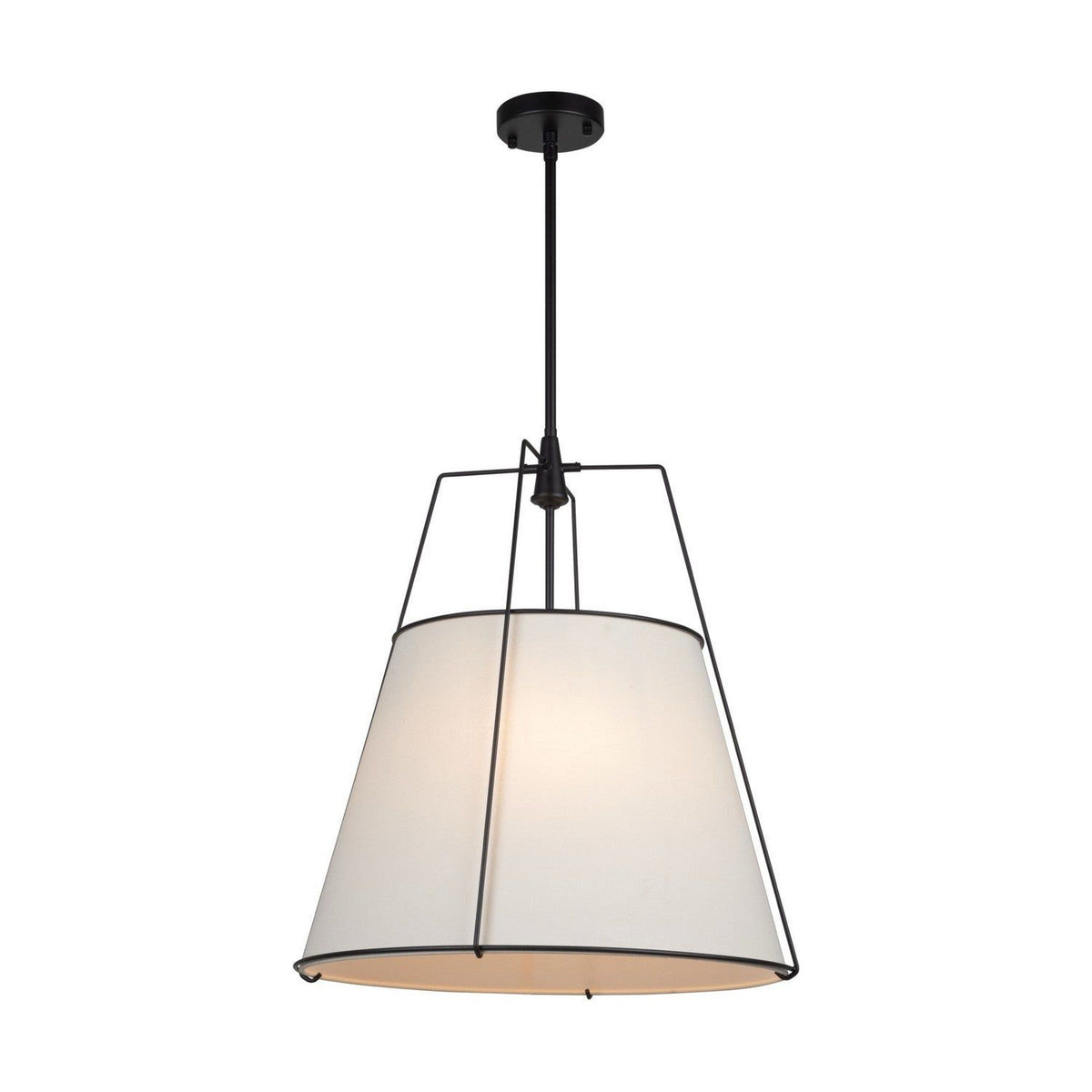 Artcraft Canada - SC13364BK - Four Light Pendant - Pullman - Black