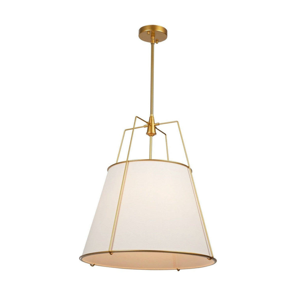 Artcraft Canada - SC13364BR - Four Light Pendant - Pullman - Brass