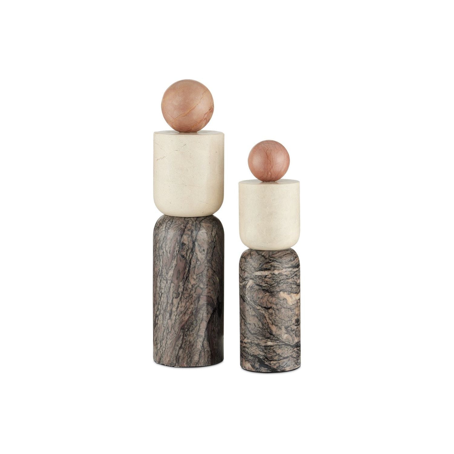 Currey and Company - 1200-0817 - Object Set of 2 - Moreno - Natural