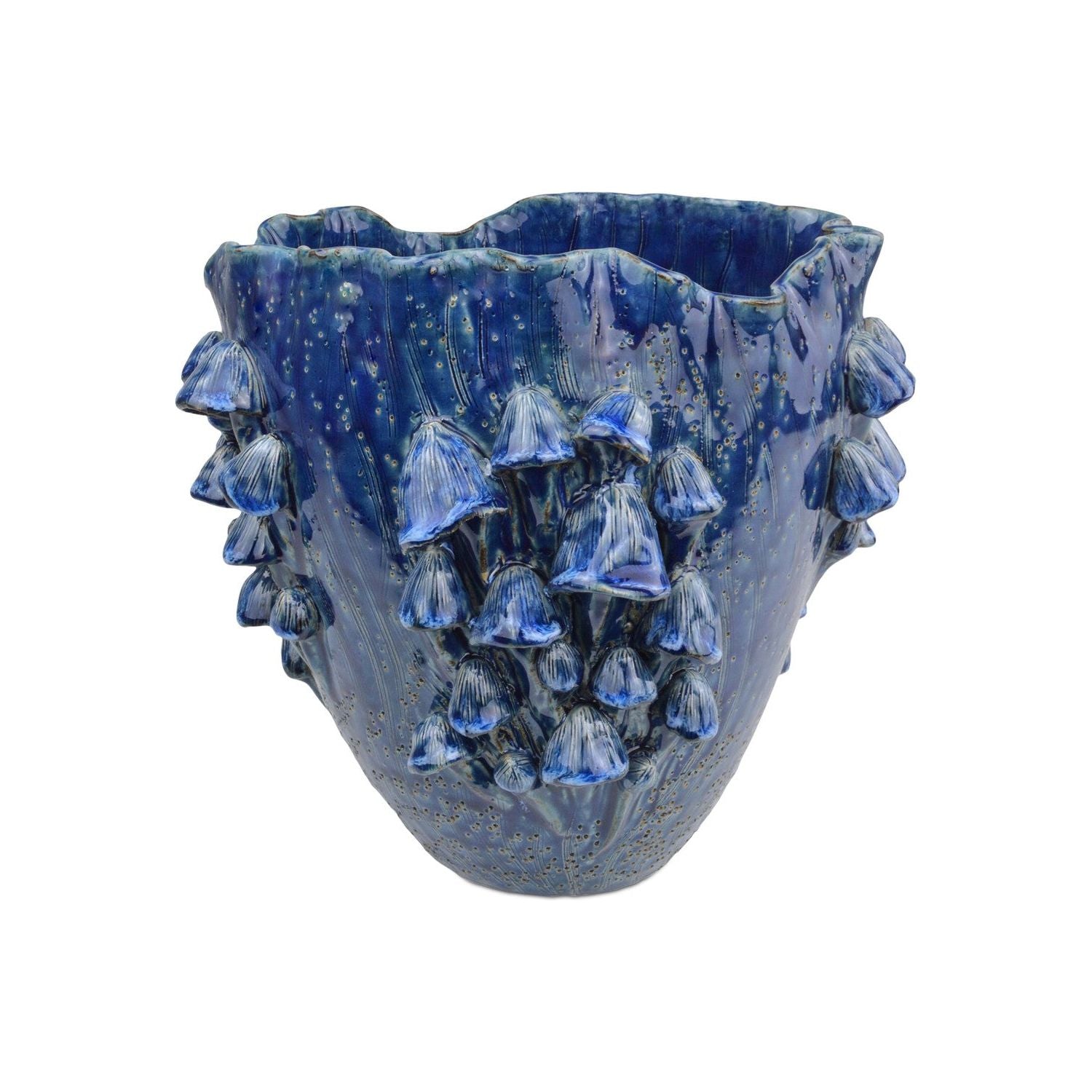 Currey and Company - 1200-0829 - Vase - Conical - Dark Blue