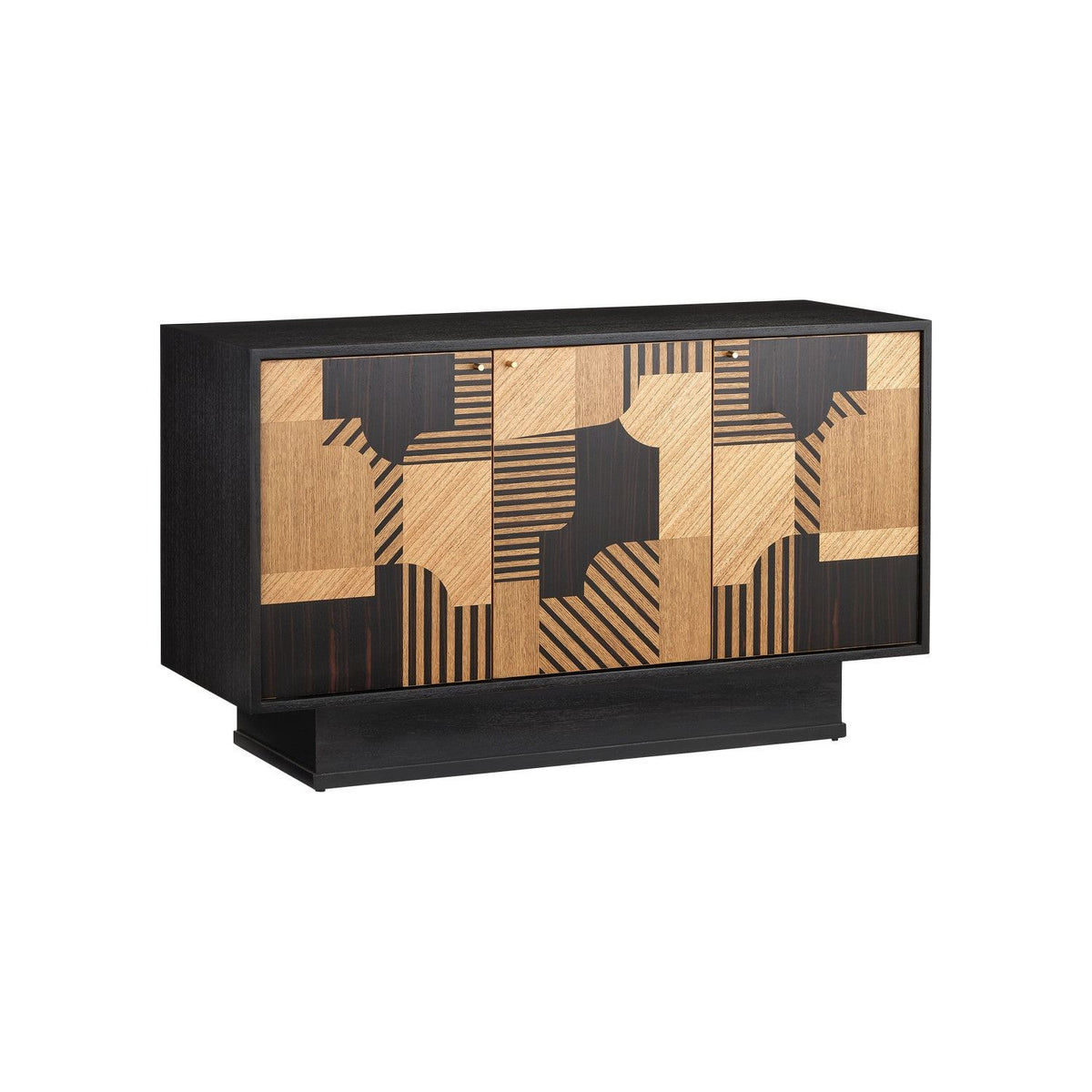 Currey and Company - 3000-0278 - Cabinet - Memphis - Natural/Espresso/Polished Brass