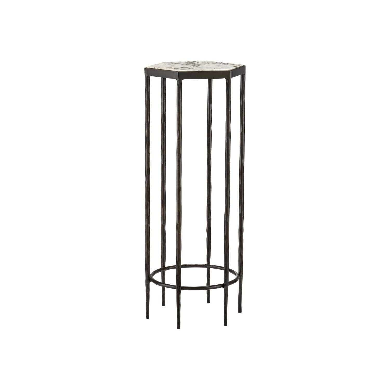 Currey and Company - 4000-0174 - Accent Table - Tosi - Dark Graphite/Natural