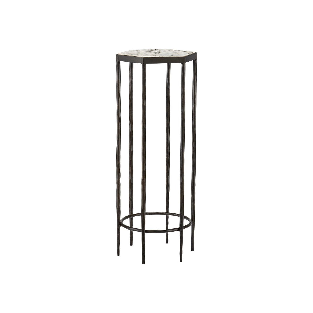 Currey and Company - 4000-0174 - Accent Table - Tosi - Dark Graphite/Natural