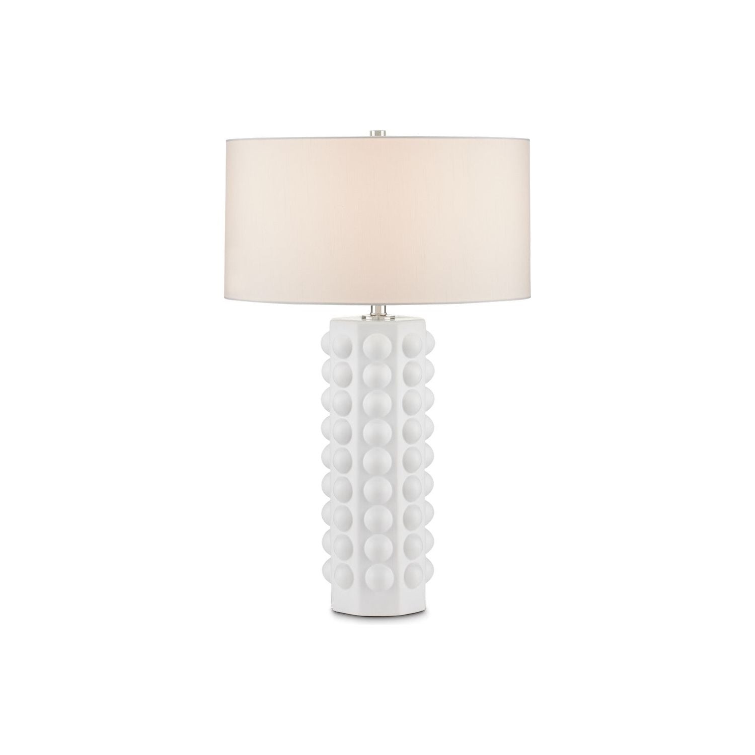 Currey and Company - 6000-0870 - One Light Table Lamp - Cassandra - Matte White