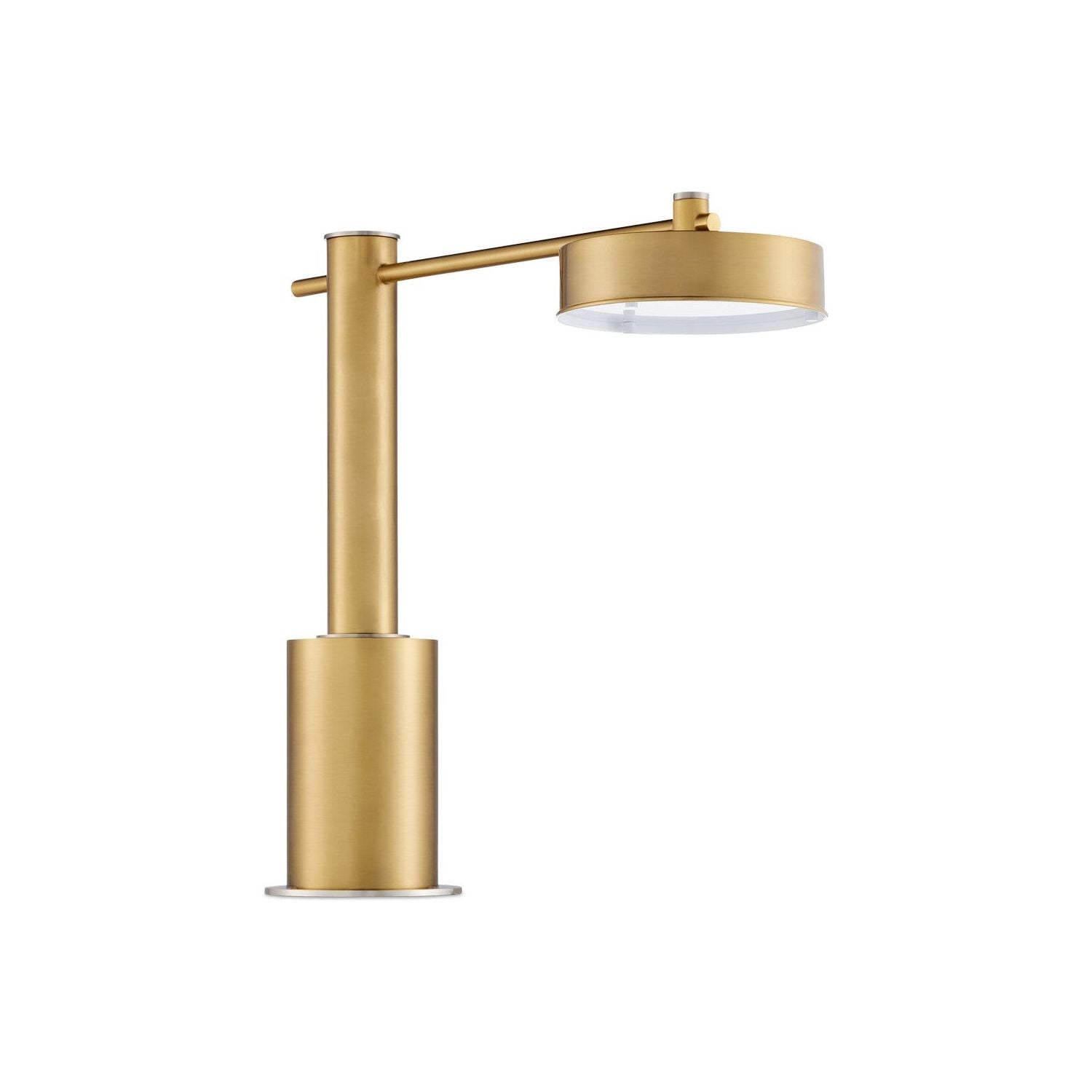 Currey and Company - 6000-0909 - One Light Table Lamp - Dialect - Brushed Brass/Brushed Nickel