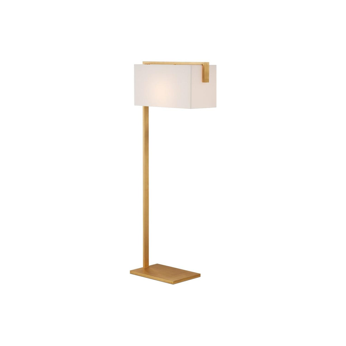 Currey and Company - 8000-0143 - One Light Floor Lamp - Gambit - Contemporary Gold Leaf