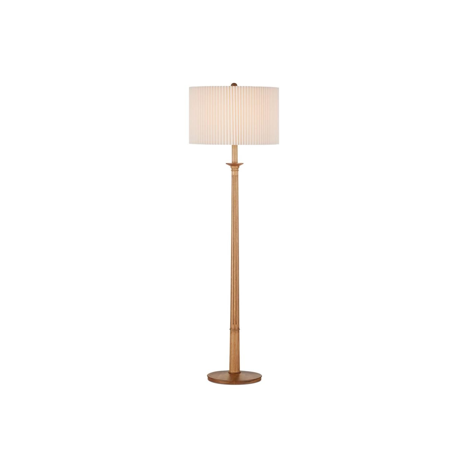 Currey and Company - 8000-0147 - One Light Floor Lamp - Mitford - Natural