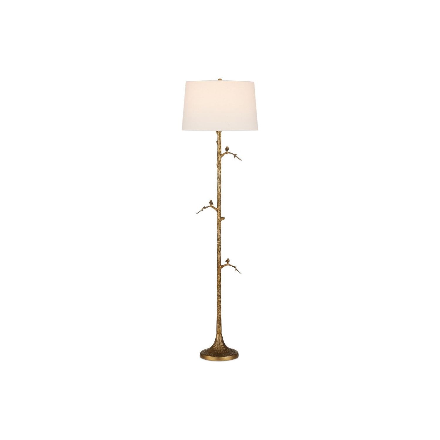 Currey and Company - 8000-0150 - One Light Floor Lamp - Piaf - Antique Brass