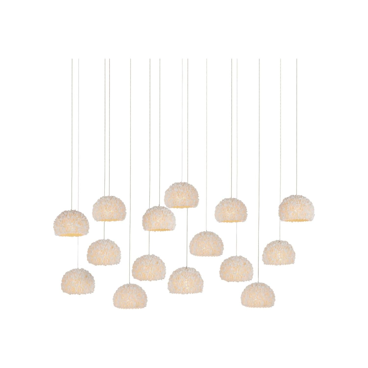 Currey and Company - 9000-1181 - 15 Light Pendant - Virtu - Natural