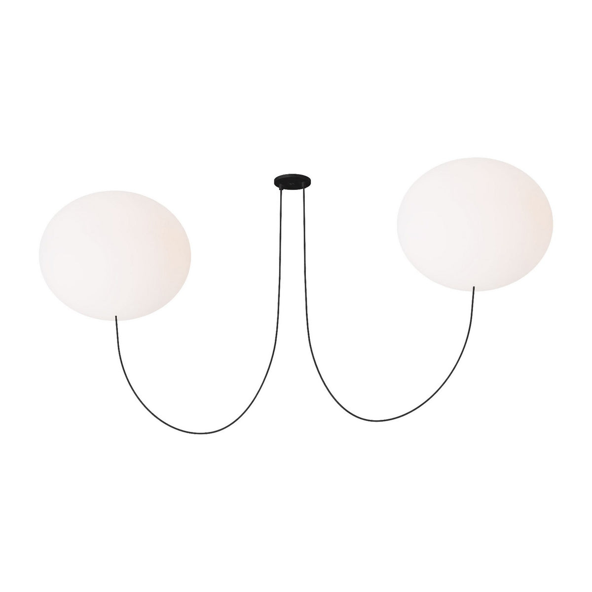 Visual Comfort Modern - PBCH37027OPB - LED Chandelier - Helium - Matte Black