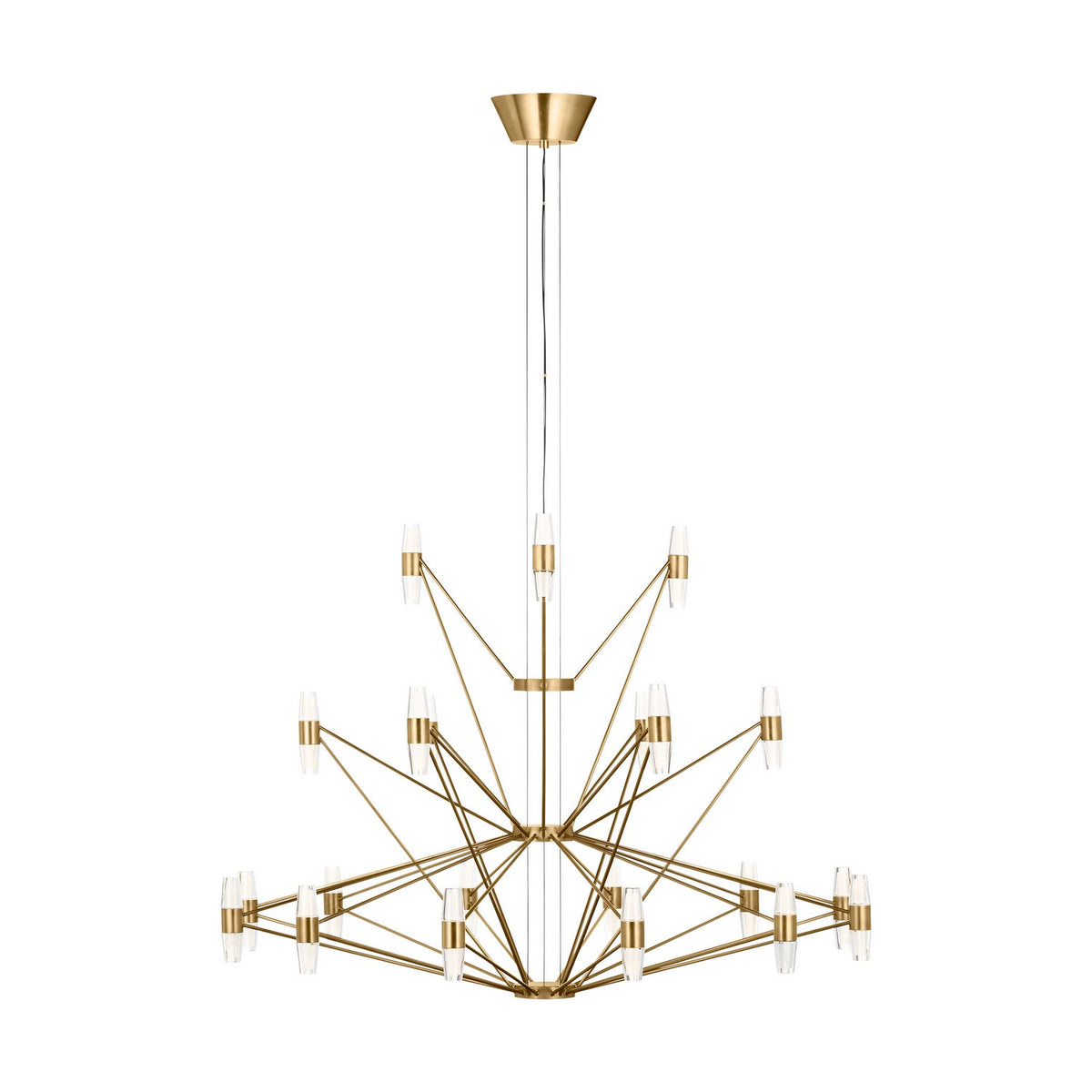 Visual Comfort Modern - SLCH24627NB - LED Chandelier - Lassell - Natural Brass