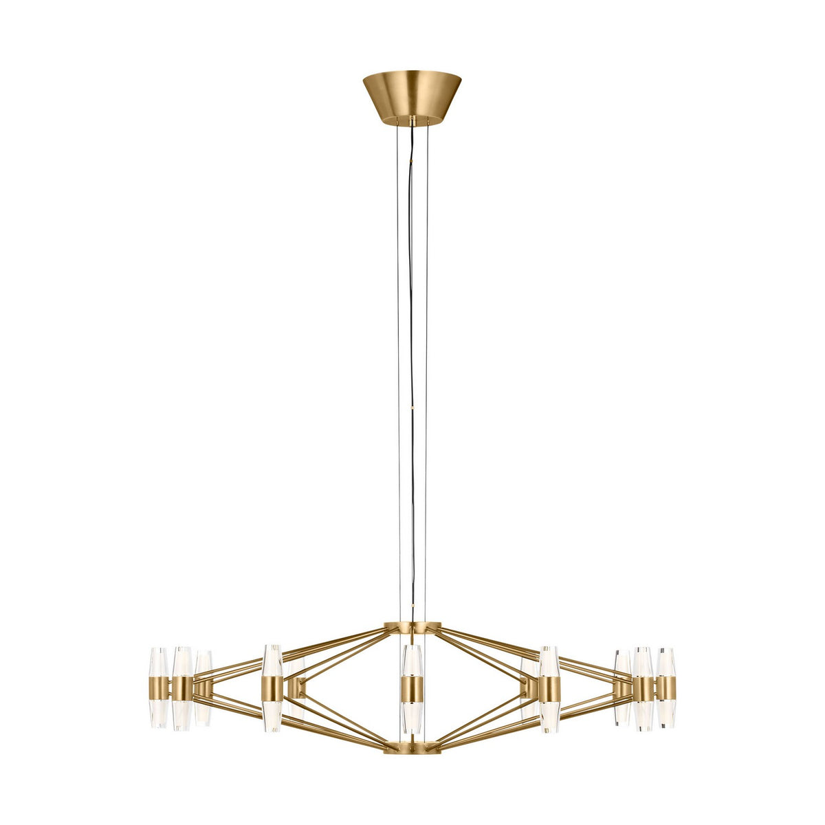Visual Comfort Modern - SLCH24927NB - LED Chandelier - Lassell - Natural Brass