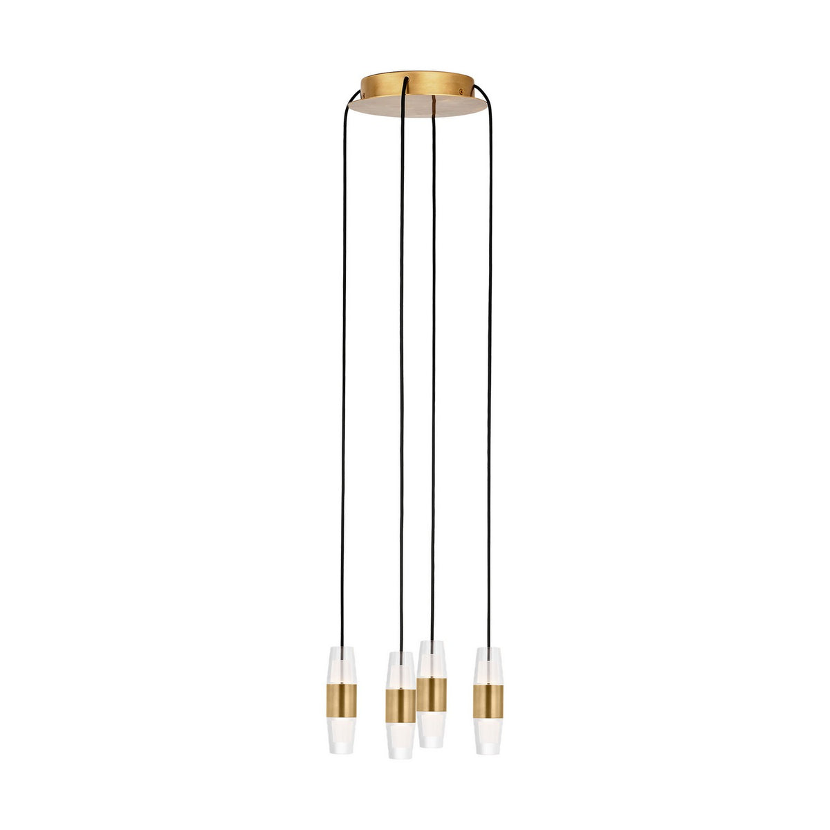 Visual Comfort Modern - SLCH38327NB - LED Chandelier - Lassell - Natural Brass