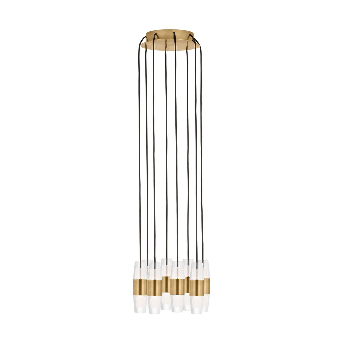 Visual Comfort Modern - SLCH38527NB - LED Chandelier - Lassell - Natural Brass