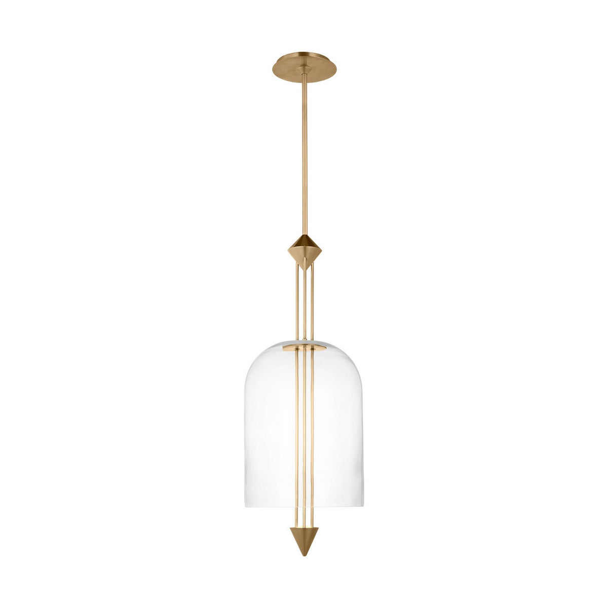 Visual Comfort Modern - SLPD31527CNB - LED Pendant - Cathedral - Natural Brass