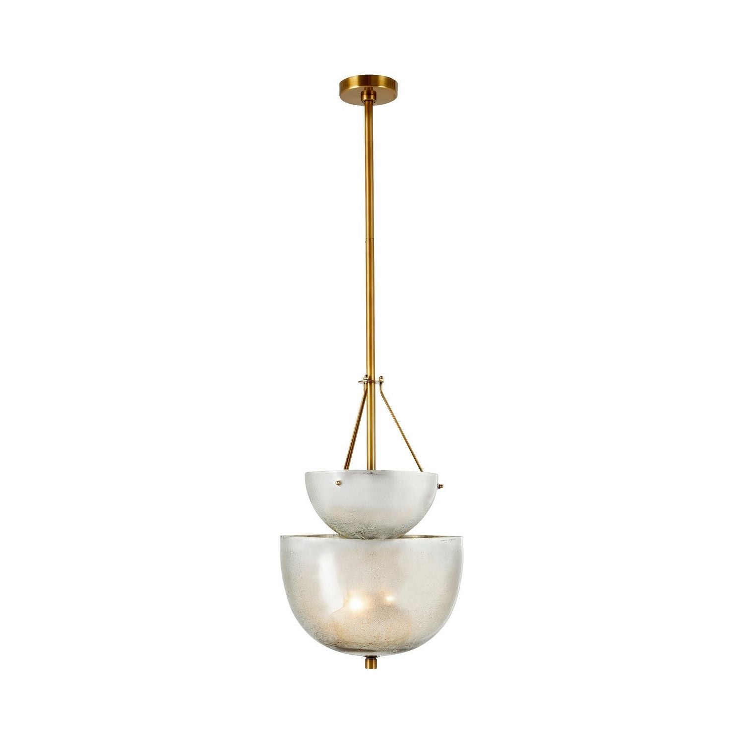 Arteriors - DPI07 - Four Light Chandelier - Colleen - Antique Mercury/Antique Brass