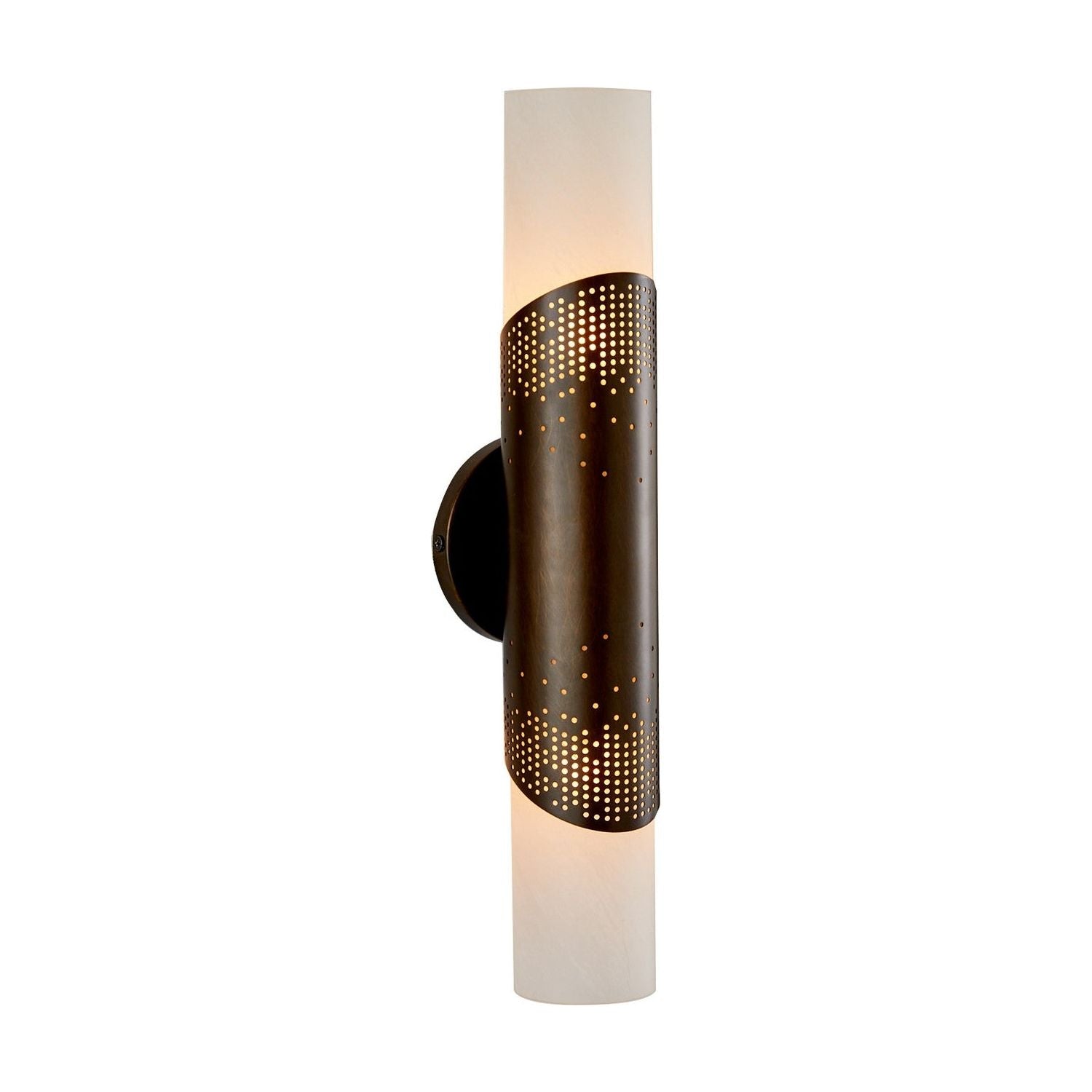 Arteriors - DWC38 - Two Light Wall Sconce - Exelsior - Matte Swirl/English Bronze