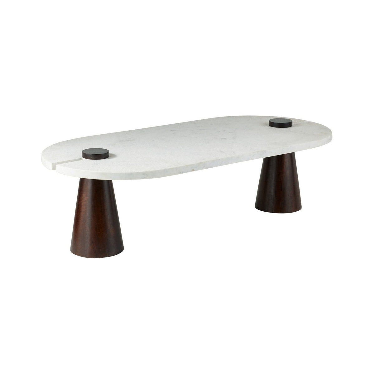 Arteriors - FCI13 - Coffee Table - Delaney - White/Umber