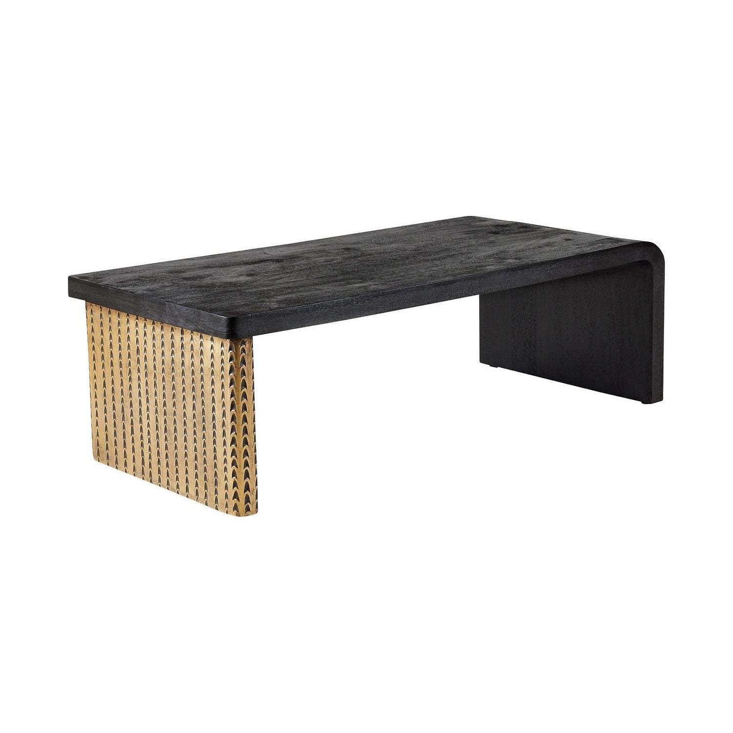 Arteriors - FCI18 - Cocktail Table - Cunningham - Ebony/Antique Brass