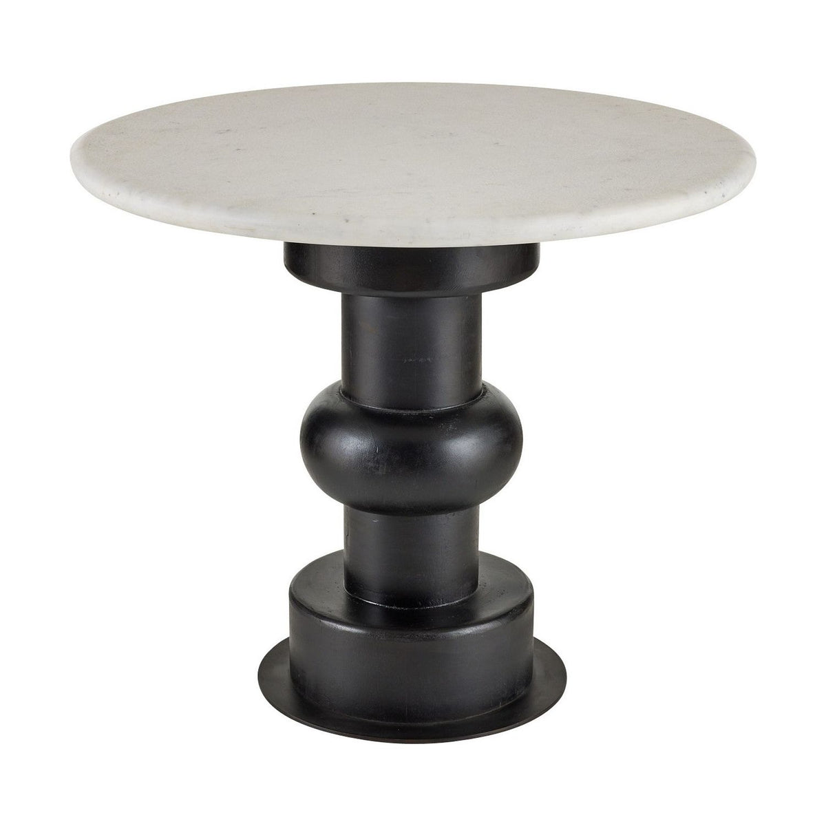 Arteriors - FEI21 - End Table - Devito - White/Ebony/Bronze